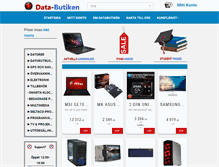 Tablet Screenshot of data-butiken.com